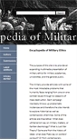 Mobile Screenshot of militaryethics.org